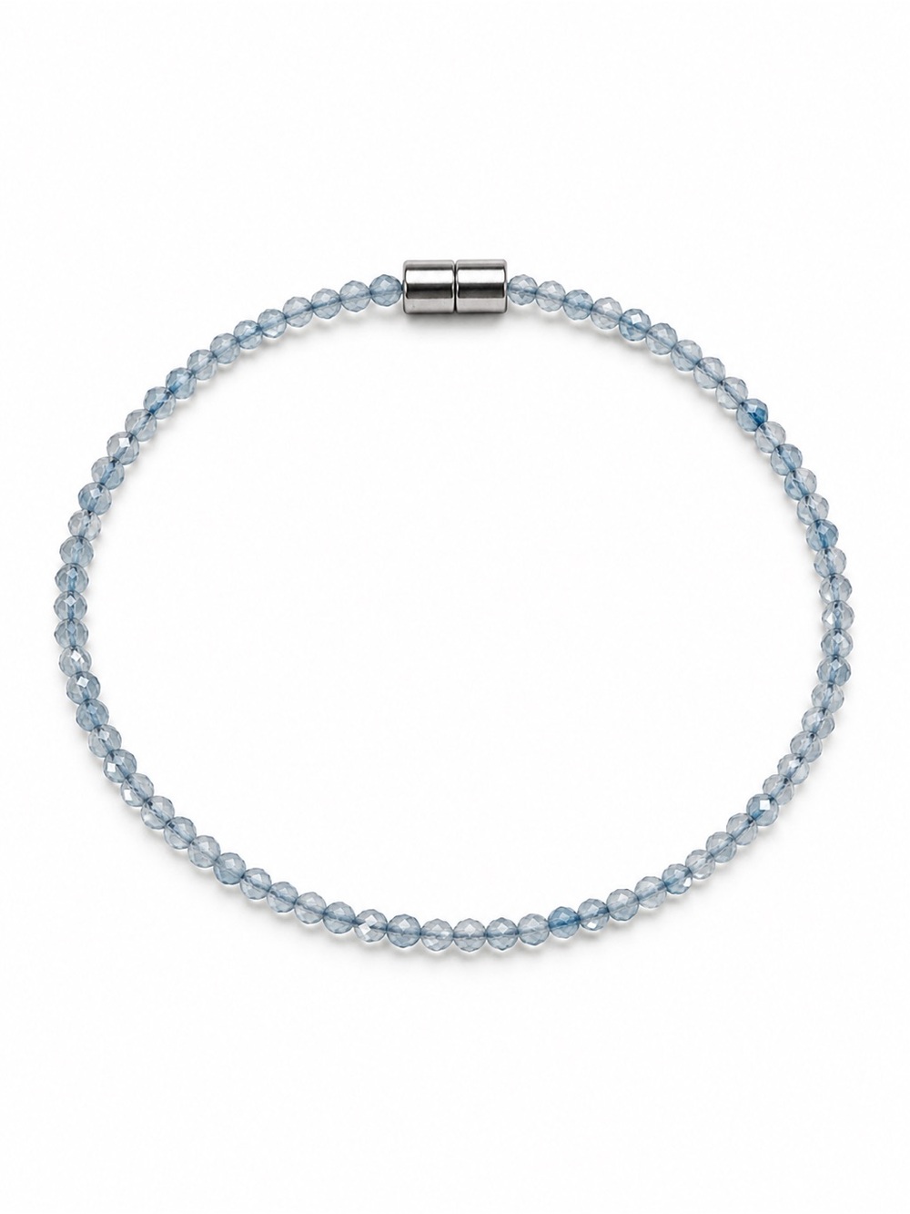 Aquamarine Magnetic Bracelets/Extenders 7”